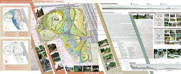 эскиз парка Чечек, планировочное решение, sketch of the park Chechek, planning solution, design, eskiz parka Chechek, planirovochnoe reshenie